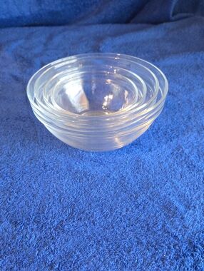 Set Of 4 Duralex Mixing Bowls